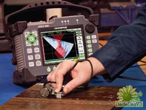 EPOCH 1000带有焊缝覆盖的相控阵S扫描的屏幕