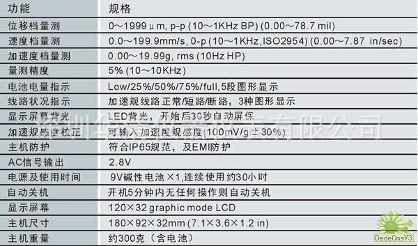 vPod lite振动仪参数